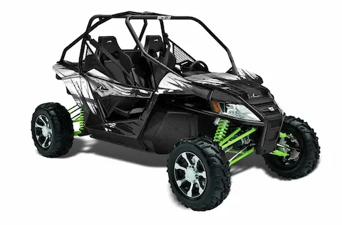 Arctic Cat Wildcat with the Carbon X Black graphic kit