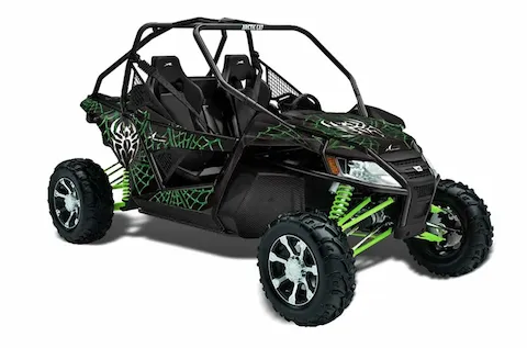 Arctic Cat Wildcat with the Widow Maker Green graphic kit